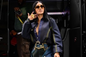 Teyana Taylor Turns Heads in Unbuttoned Shirt Look
