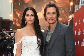 Matthew McConaughey & Wife Camila Share a Kiss in London
