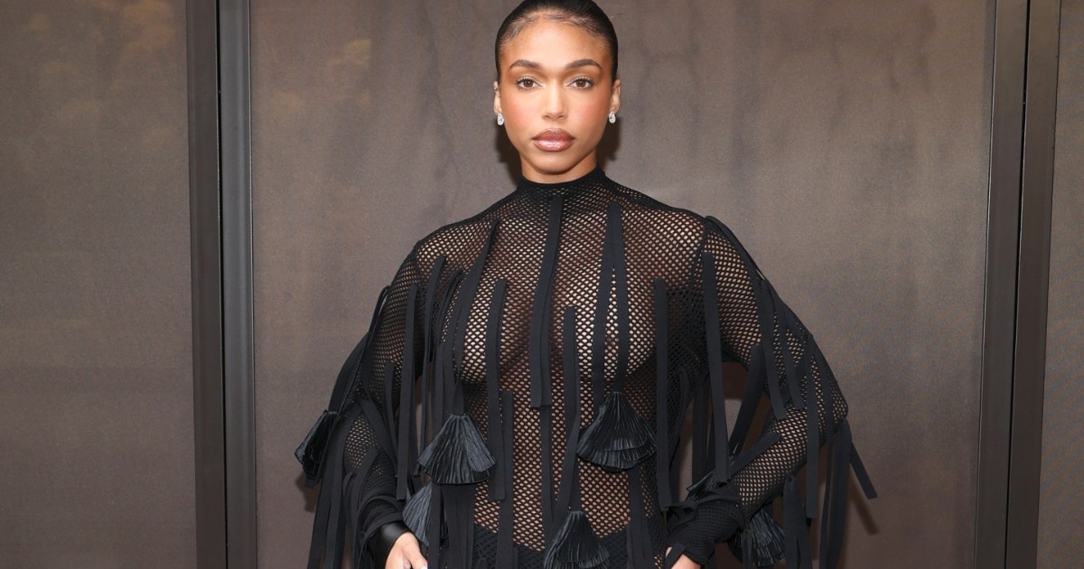 Lori Harvey Stuns in Sheer Black Dress Amid Viral Thong Picture