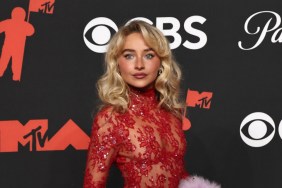 Sabrina Carpenter Turns Up the Heat in Sheer Red Dress at VMAs