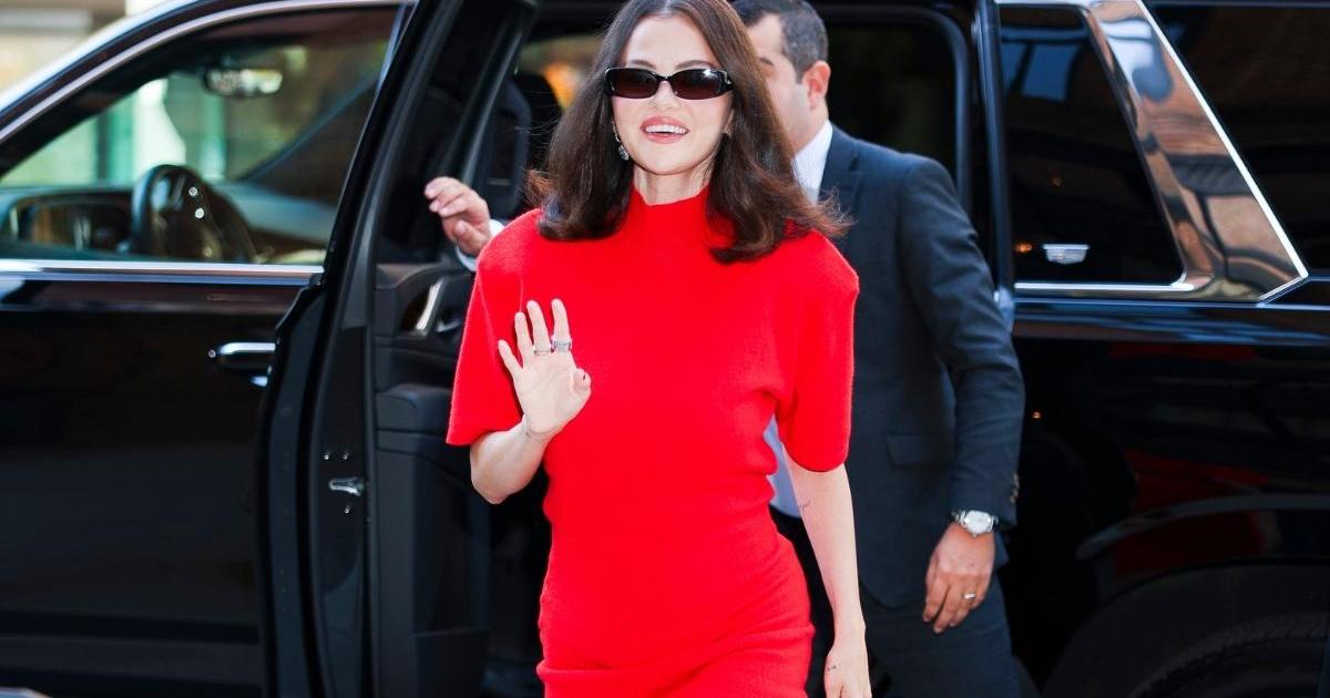 Selena Gomez's Tiny Red Dress Turns Heads in NYC