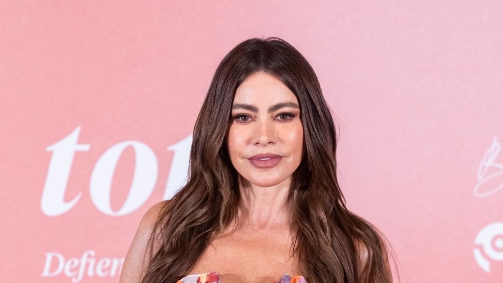 Sofia Vergara Highlights Her Curves in Cleavage-Baring Top
