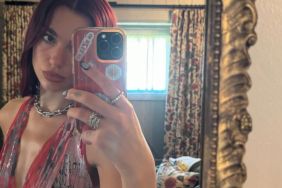 Dua Lipa Gives Gold Bodysuit a BDSM Spin in New Photos