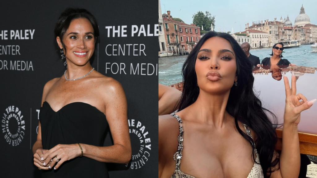 Meghan, Duchess of Sussex at The Paley Gala Honoring Tyler Perry at Beverly Wilshire, A Four Seasons Hotel on December 4, 2024 in Los Angeles, California, Kim Kardashian