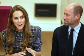 Catherine, Princess of Wales and Prince William, Prince of Wales visit the National Federation of Women's Institute (WI) to commemorate the three-year anniversary of the death of Queen Elizabeth II on September 8, 2025 in Sunningdale, England.