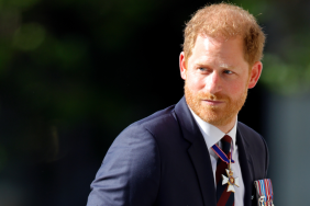 Prince Harry, Duke of Sussex (wearing a Household Division regimental tie) attends The Invictus Games Foundation 10th Anniversary Service at St Paul's Cathedral on May 8, 2024 in London, England.
