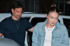 Bradley Cooper and Gigi Hadid are seen in West Village on June 13, 2025 in New York City.