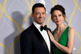 Hugh Jackman and Sutton Foster attend the 75th Annual Tony Awards at Radio City Music Hall on June 12, 2022 in New York City.