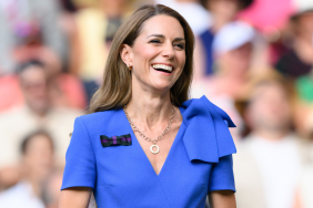 Catherine, Princess of Wales attends day fourteen of the Wimbledon Tennis Championships at the All England Lawn Tennis and Croquet Club on July 13, 2025 in London, England.