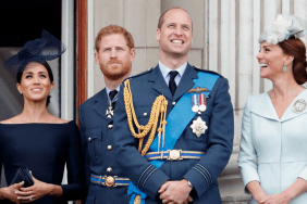 Meghan, Duchess of Sussex, Prince Harry, Duke of Sussex, Prince William, Duke of Cambridge and Catherine, Duchess of Cambridge watch a flypast to mark the centenary of the Royal Air Force from the balcony of Buckingham Palace on July 10, 2018 in London, England. The 100th birthday of the RAF, which was founded on on 1 April 1918, was marked with a centenary parade with the presentation of a new Queen's Colour and flypast of 100 aircraft over Buckingham Palace.