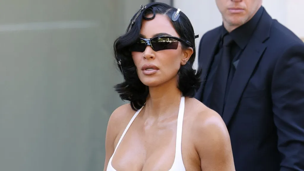 Photos: Kim Kardashian Walking the Streets of Italy in Gorgeous Two-Piece Causes a Stir