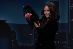 Julia Louis-Dreyfus and her puppy Ethel