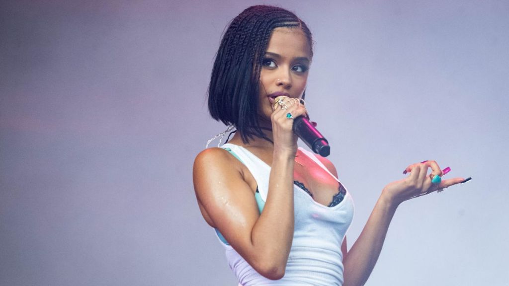 Tyla Goes Shocks in Halter-Style Top For Photoshoot