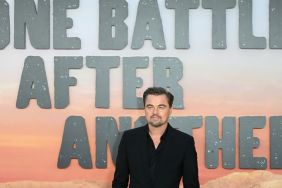 Leonardo DiCaprio Looks Charming in Black Suit Without Tie Look