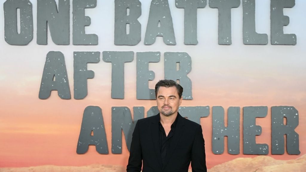 Leonardo DiCaprio Looks Charming in Black Suit Without Tie Look