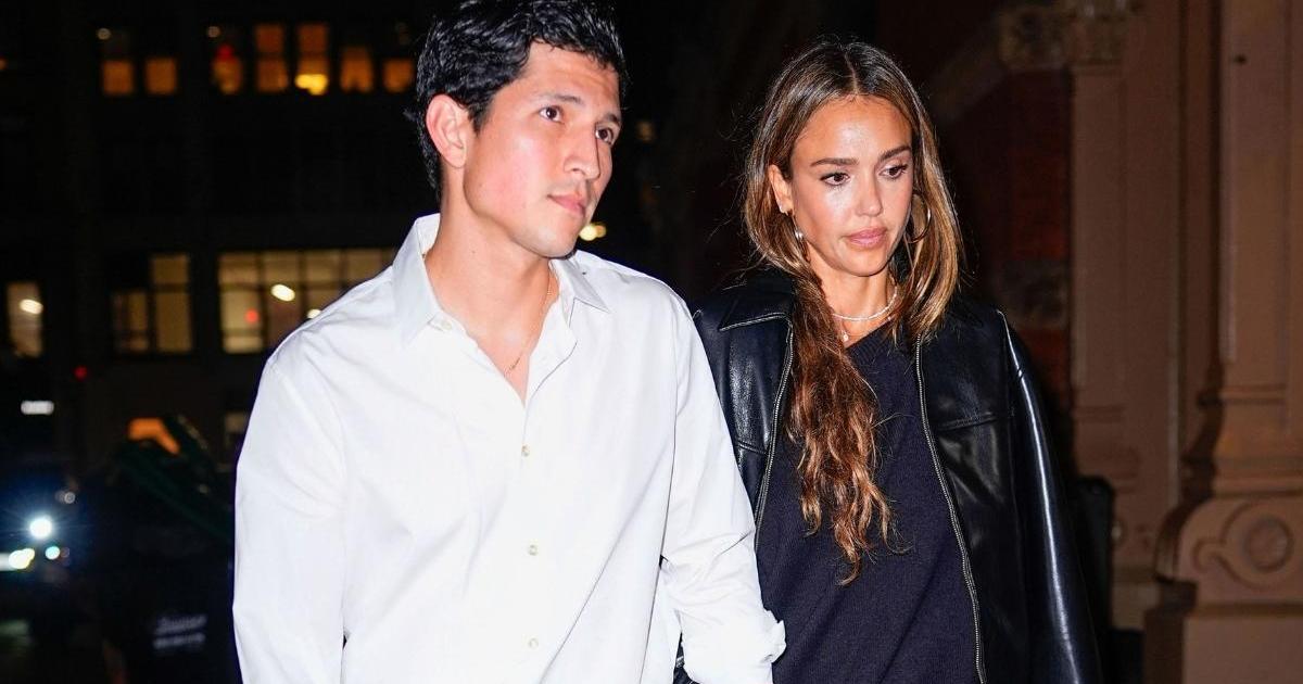 Jessica Alba Stuns in Black Leather Jacket for Danny Ramirez's Birthday