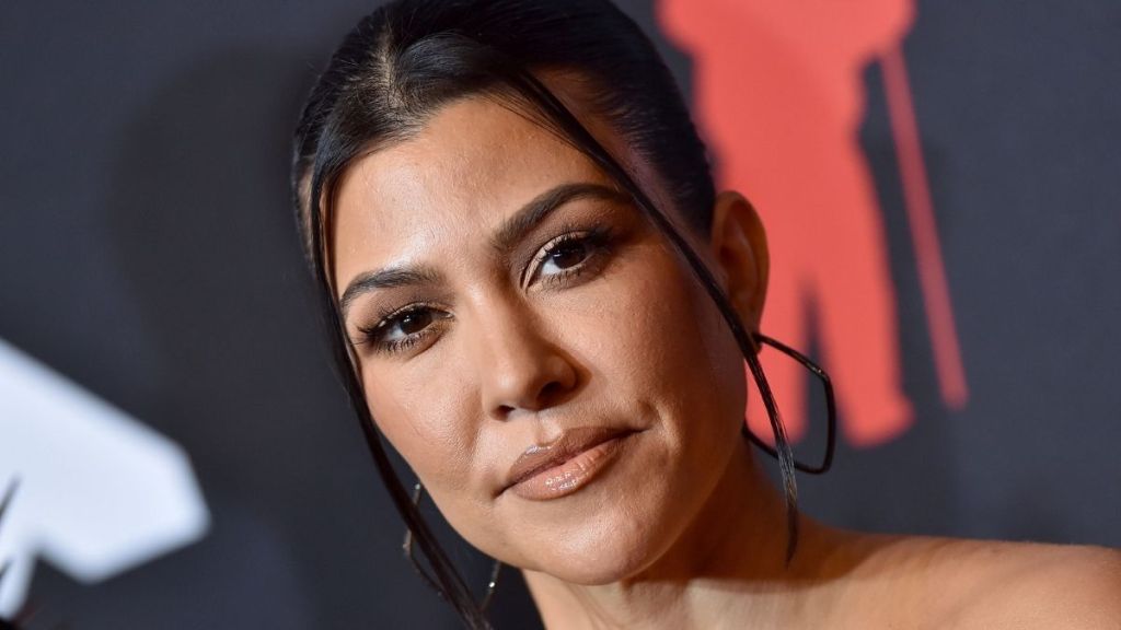 Kourtney Kardashian Stuns in Polka Dot Dress With Daring Neckline