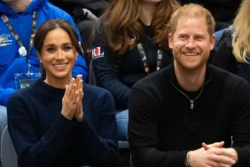 Prince Harry, Duke of Sussex and Meghan, Duchess of Sussex attend the Wheelchair Basketball final between USA and Israel during day one of the 2025 Invictus Games at on February 09, 2025 in Vancouver, British Columbia.