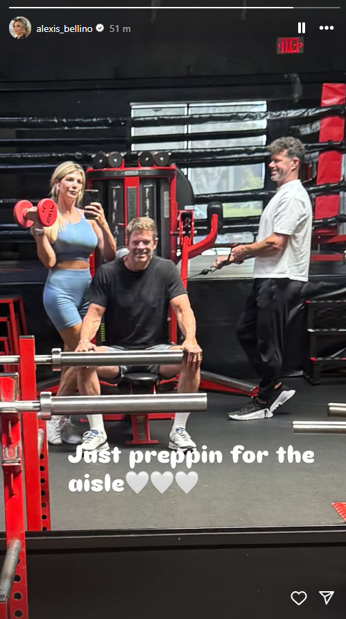 Alexis Bellino and Jim Janssen via her Instagram Stories
