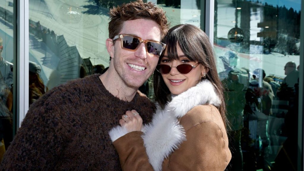 Shaun White and Nina Dobrev attend The Snow League celebration of its Inaugural Event in Aspen on March 08, 2025 in Aspen, Colorado.