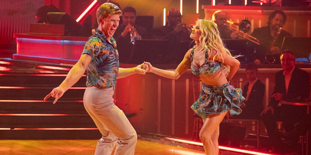 Robert Irwin with his partner, DWTS