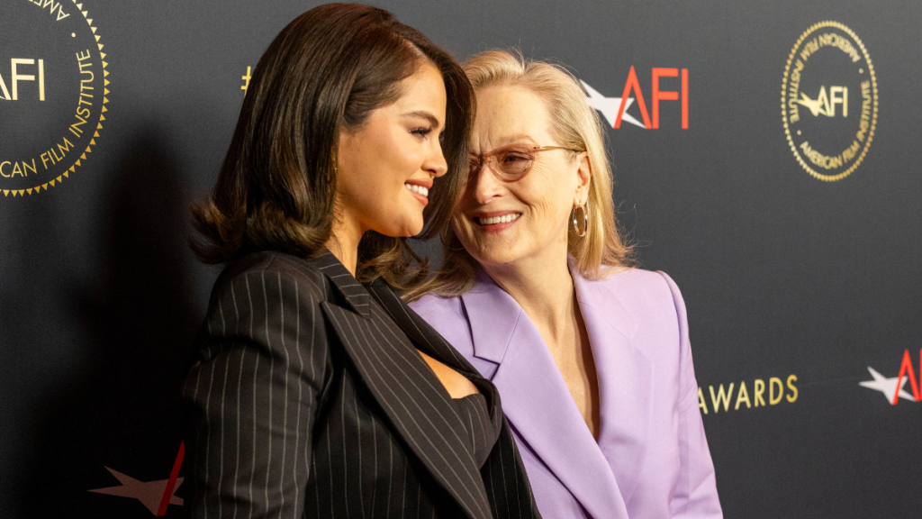 Selena Gomez with Meryl Streep