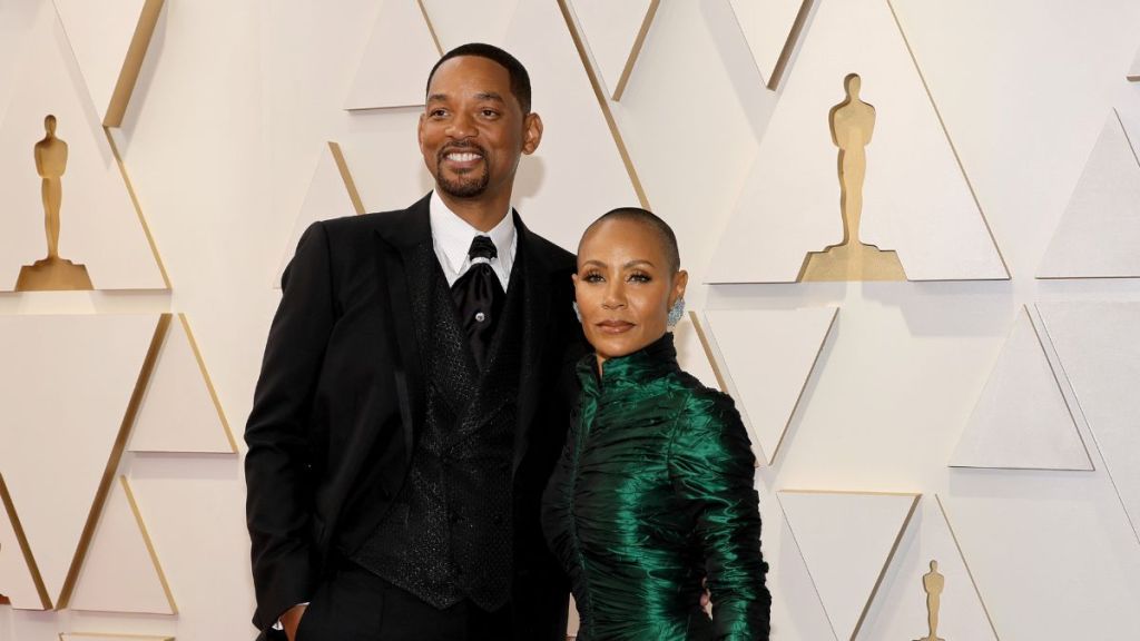 Will Smith and Jada Pinkett Smith attend the 94th Annual Academy Awards at Hollywood and Highland on March 27, 2022 in Hollywood, California
