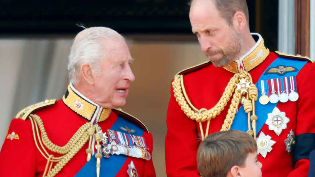 Prince William with King Charles