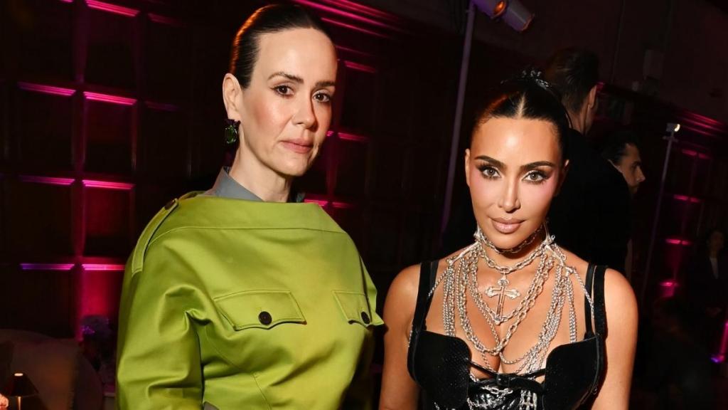 Kim Kardashian Gets Her Butt Spanked By Sarah Paulson