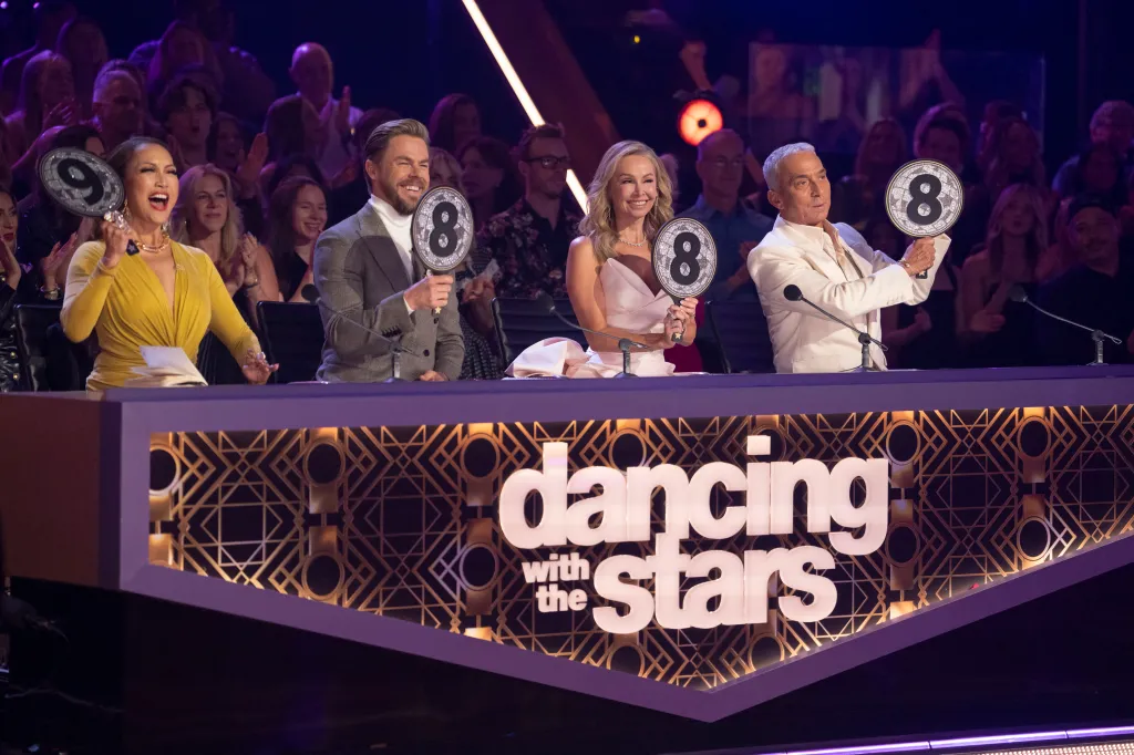 DWTS judge's table 