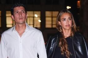 Jessica Alba Wears Black Pantsuit As She Makes Red Carpet Debut With Danny Ramirez