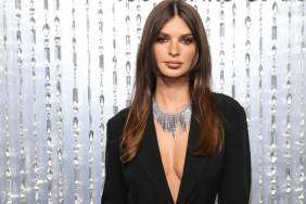 Emily Ratajkowski Is 'Hot Babe' in Slit Dress Photos