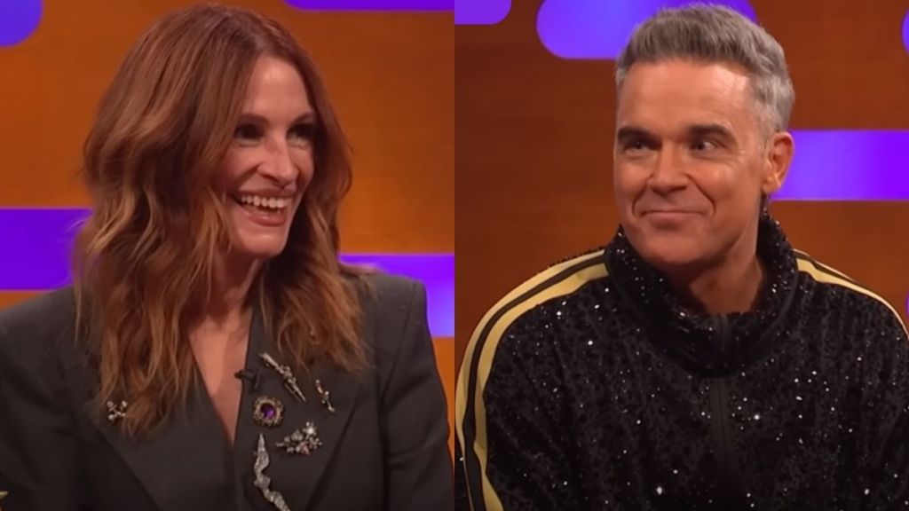 Julia Roberts Left Speechless After Robbie Williams' 'Prostitute' Confession
