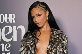 Tyla Dances on the Streets in Unbuttoned Mussels Jacket