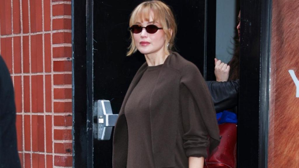 Jennifer Lawrence Slays Cozy Outfit at NYC Store Opening