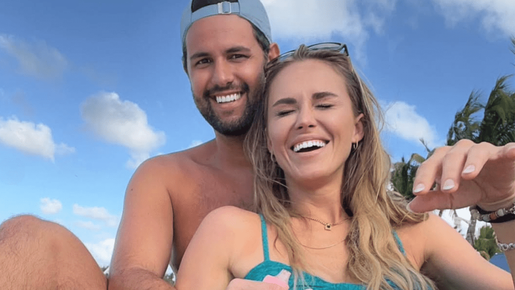 Olivia Flowers with her ex
