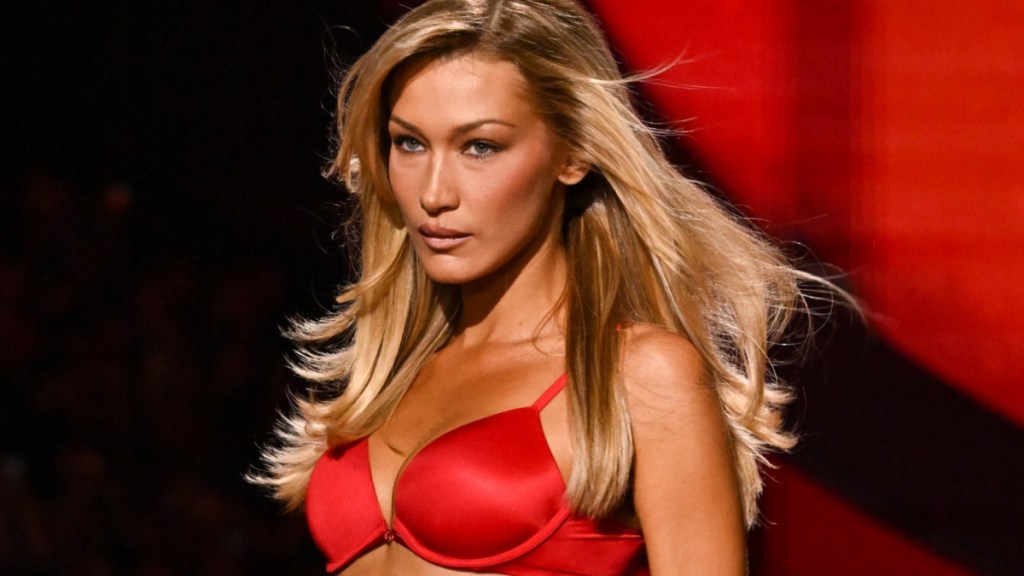 Bella Hadid Turns Heads in Red Hot Lingerie Look