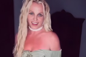 Britney Spears Dances in Loose Strap Dress