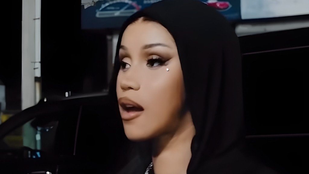 Cardi B's Tattoos Take Center Stage in Backless Mini Dress