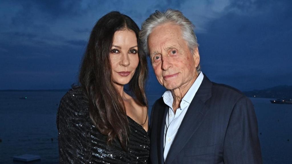 Catherine Zeta-Jones and Michael Douglas