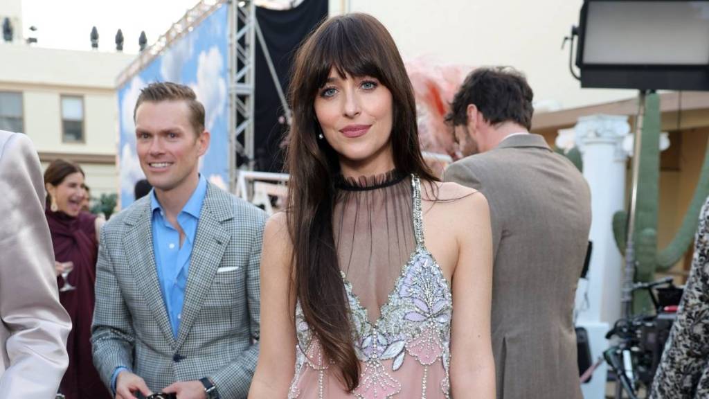 Dakota Johnson Turns Heads in Semi-Sheer Gown