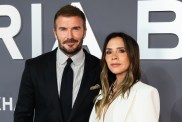 David Beckham with Victoria