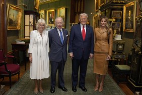 King Charles with guests