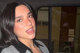 Dua Lipa Wearing Blazer With No Top Steals the Spotlight