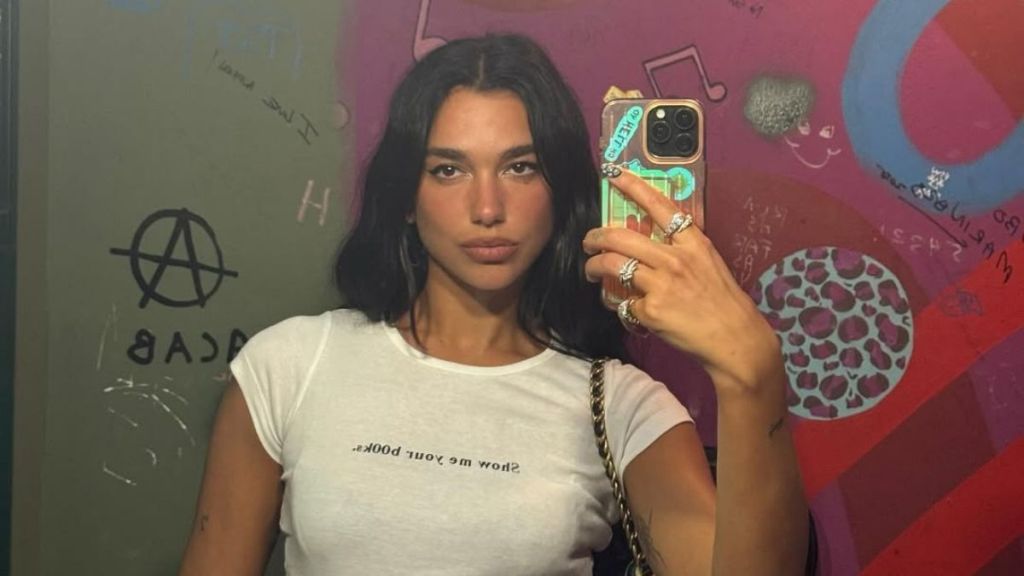 Photos: Dua Lipa’s Sequin Minidress Look Proves She’s ‘Never Not Having Fun'