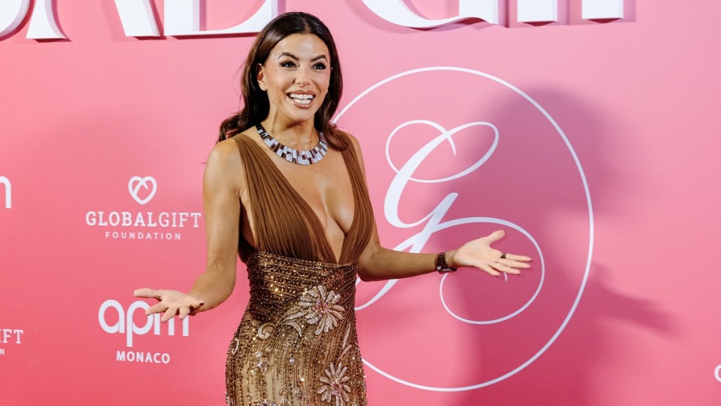 Eva Longoria Wearing Sheer Gown With Daring Neckline Deserves Second Glance