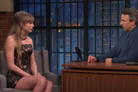 Taylor Swift Turns Heads Floral Corset Outfit For Seth Meyers
