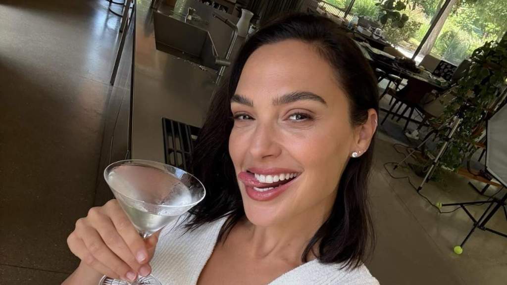 Gal Gadot's Summer Snaps Includes Vodka Martini