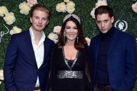 Jack, Lisa, and Sam Vanderpump at the opening of Vanderpump Garden