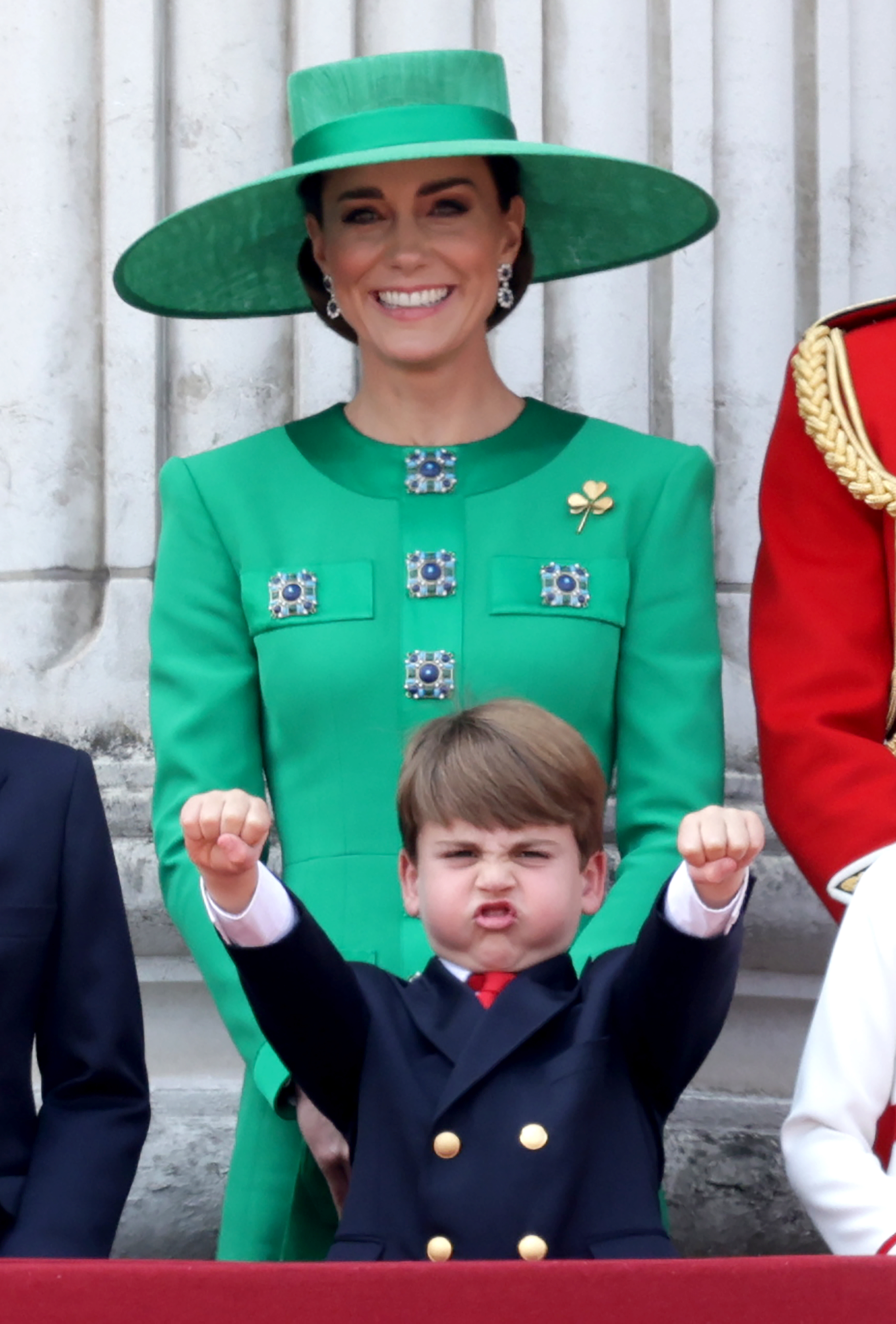 Kate Middleton and Prince Louis